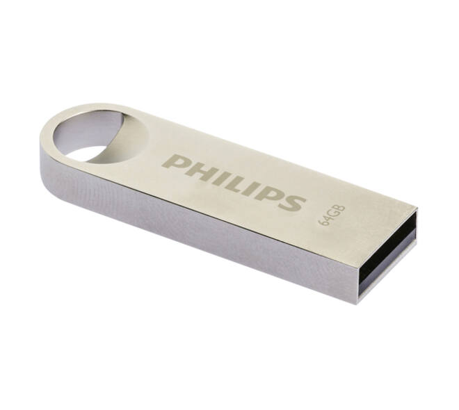 USB stick 2.0 Philips Moon USB-A 64GB zilver