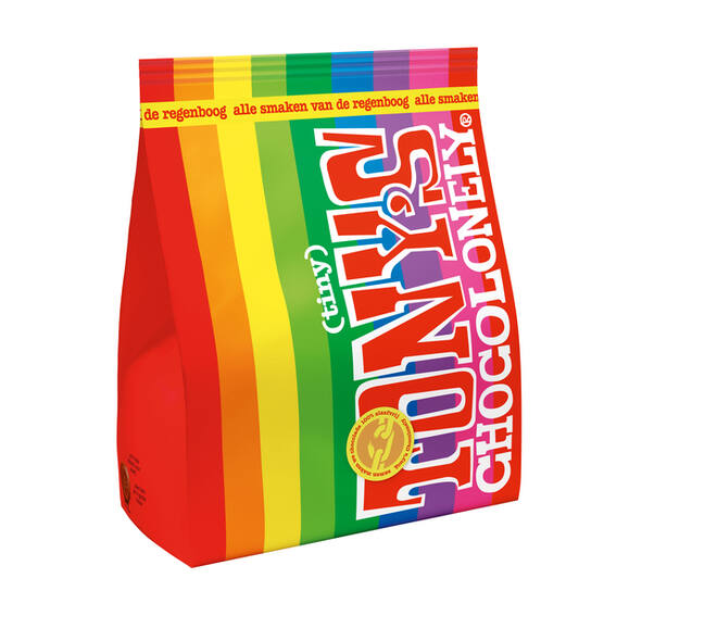 Chocolade Tony's Chocolonely tiny mix zak 135gr