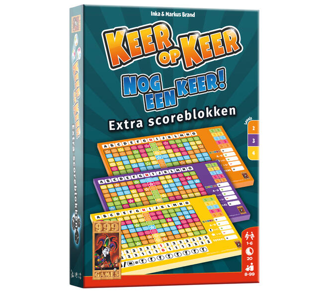 Scoreblok Keer op Keer level 2,3 en 4