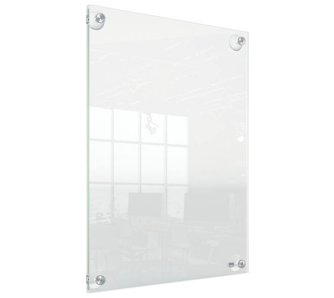 Infobord Nobo Premium Plus A3 acryl wand verplaatsbaar