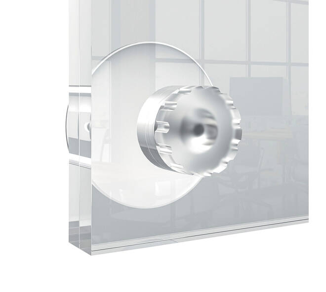 Infobord Nobo Premium Plus A3 acryl wand verplaatsbaar