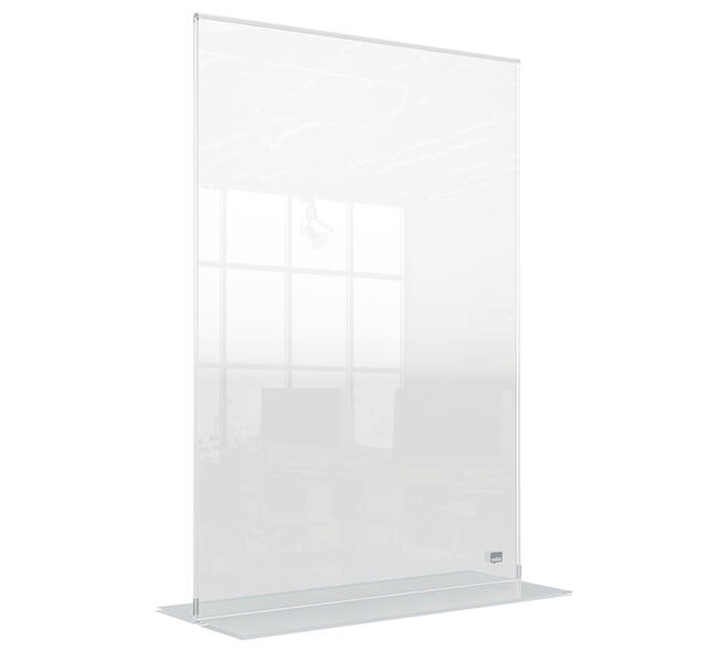 Infobord Nobo Premium Plus A3 acryl vrijstaand