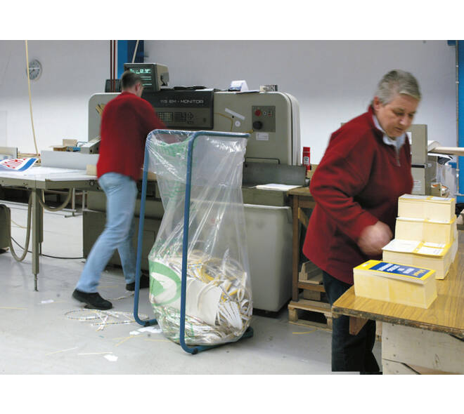 Zakhouder Vepa Bins groot volume blauw