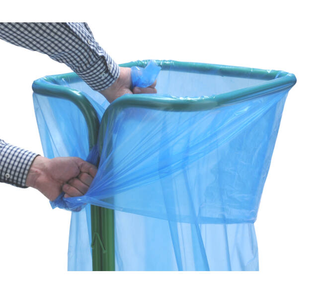 Zakhouder Vepa Bins zelfklemmend 400 liter groen