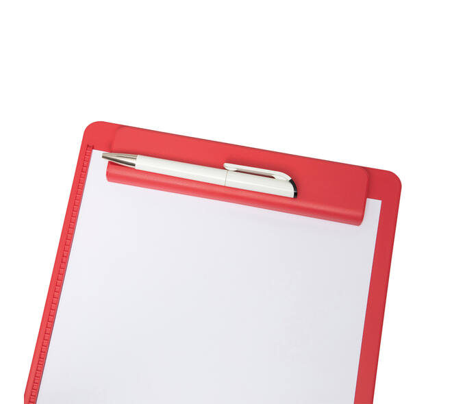 Klembord MAULgo uni recycled A4 staand rood