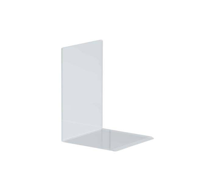 Boekensteun MAUL acryl 12x12x17cm set 2 glashelder