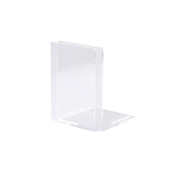 Boekensteun MAUL acryl 12x12x17cm set 2 glashelder