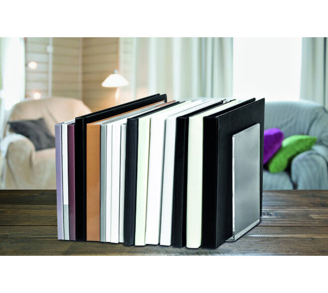Boekensteun MAUL acryl 12x12x17cm set 2 glashelder