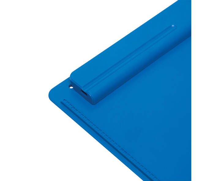 Klembord MAULgo uni recycled A4 staand blauw