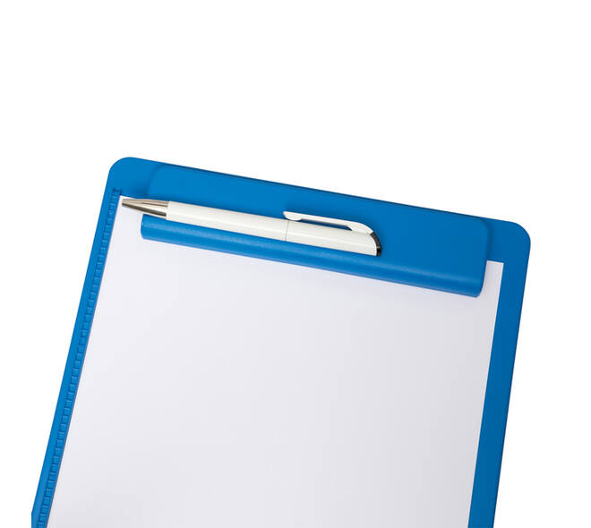 Klembord MAULgo uni recycled A4 staand blauw