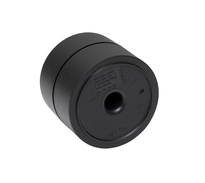 Papercliphouder MAULpro magnetisch recycled Ø73x60mm zwart