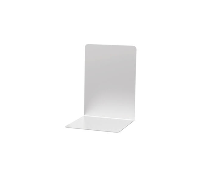 Boekensteun MAUL aluminium 16x15x21cm set 2 zilver