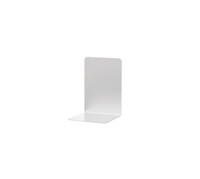 Boekensteun MAUL aluminium 12x12x17.5cm set 2 zilver