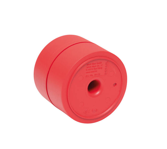 Papercliphouder MAULpro magnetisch recycled Ø73x60mm rood