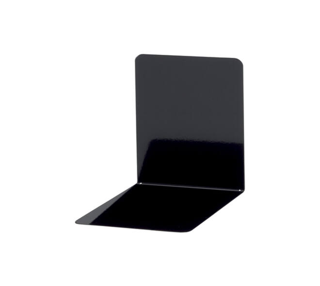Boekensteun MAUL staal magnetisch 14x12x14cm set 2 zwart