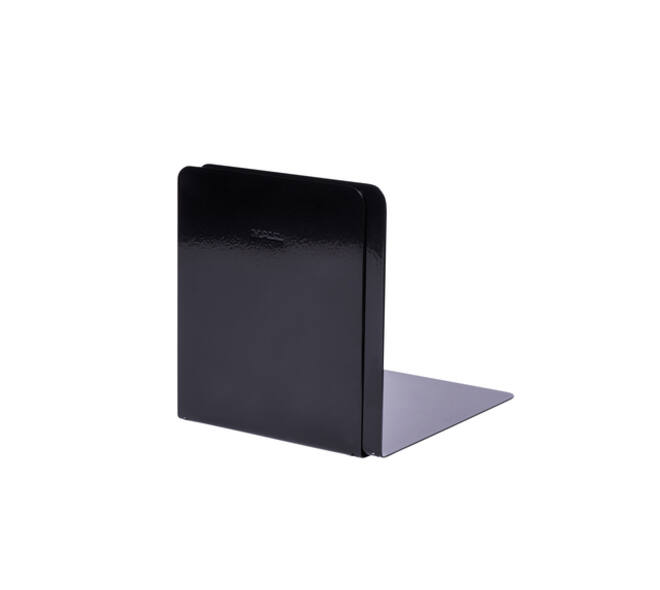 Boekensteun MAUL staal magnetisch 14x12x14cm set 2 zwart