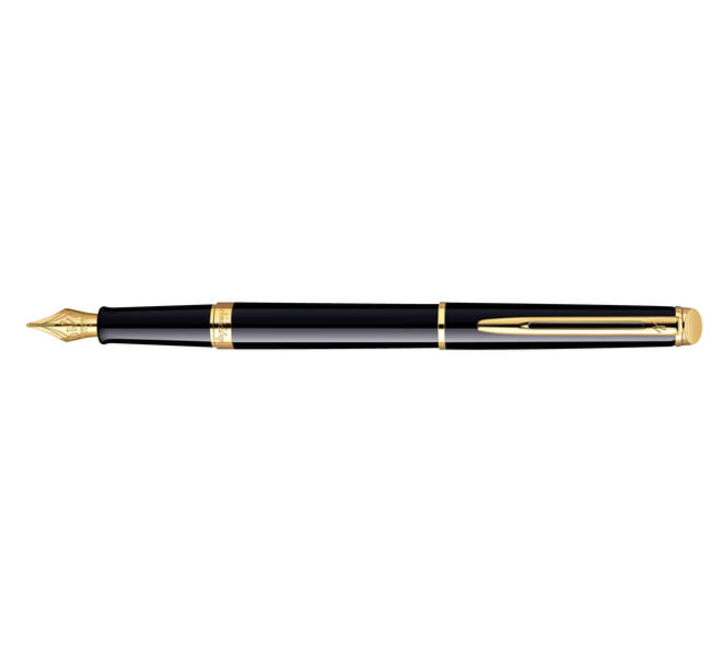 Vulpen Waterman Hémisphère black lacquer GT medium