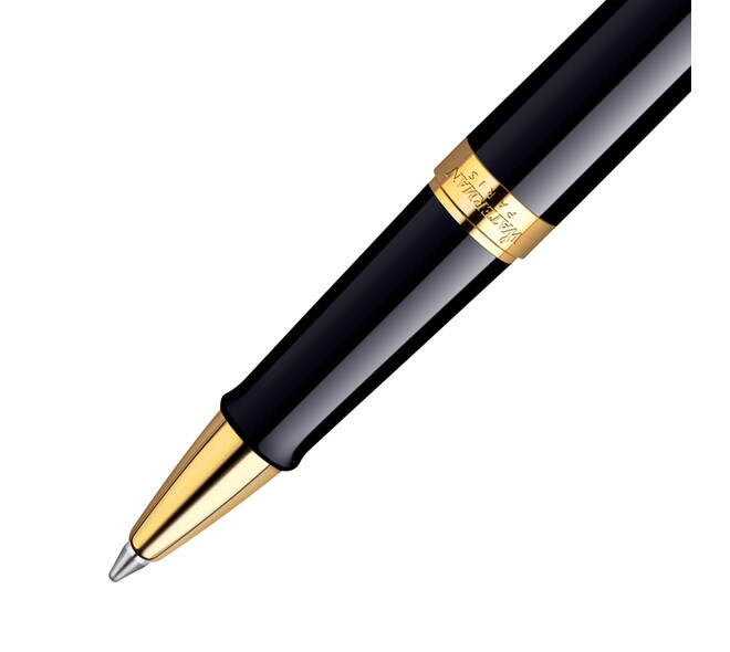 Rollerpen Waterman Hémisphère black lacquer GT fijn