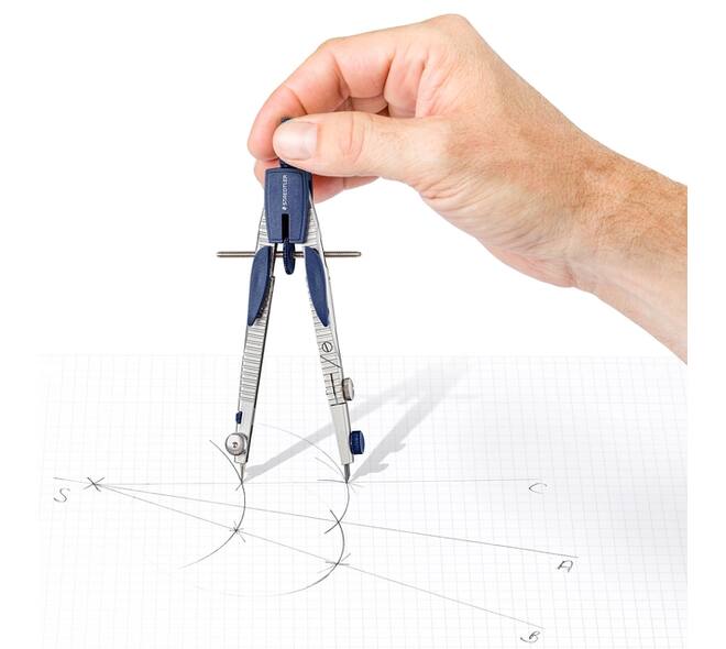 Passer Staedtler Mars 553 met snelverstelling en verlengstuk