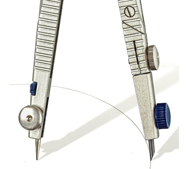 Passer Staedtler Mars 553 met snelverstelling en verlengstuk