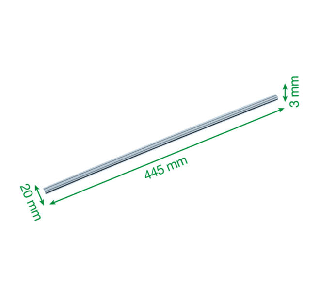 Mesgeleider voor rolsnijmachine Leitz Precision Office A4+ 2 stuks