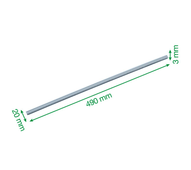 Mesgeleider voor rolsnijmachine Leitz Precision Office A3 2 stuks