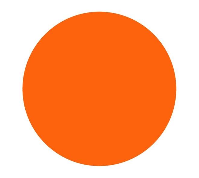 Plakkaatverf Qrea oranje 500ml