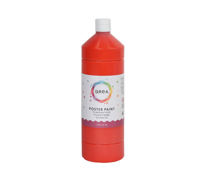 Plakkaatverf Qrea lichtrood 1000ml