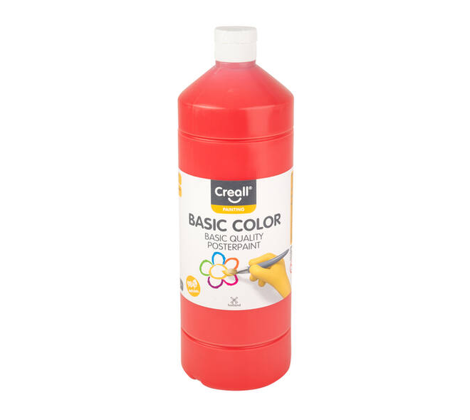 Plakkaatverf Creall basic lichtrood 1000ml