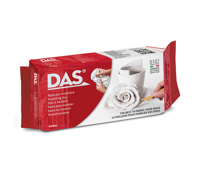 Boetseerklei DAS luchthardend 1000 gram wit