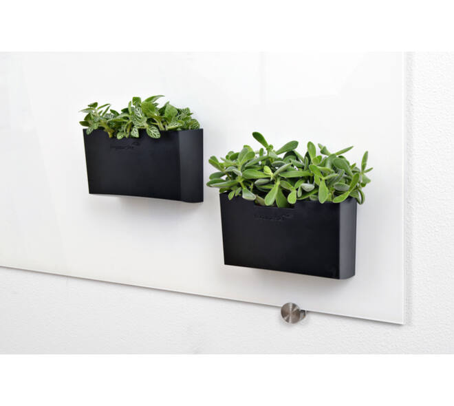 Glasbord accessoirehouder Legamaster zwart