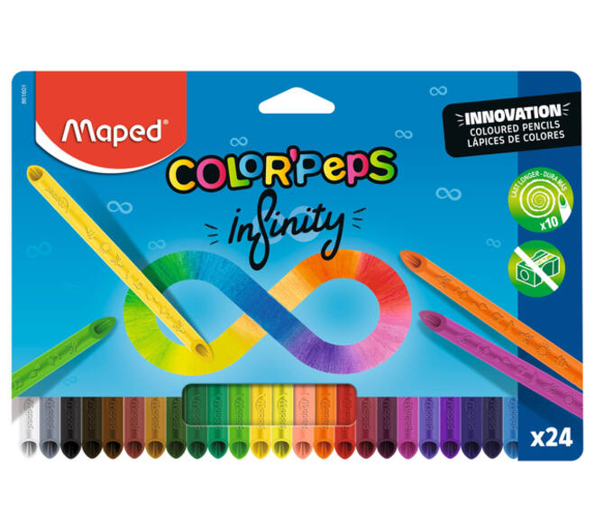 Kleurpotlood Maped Color'Peps Infinity set à 24 kleuren