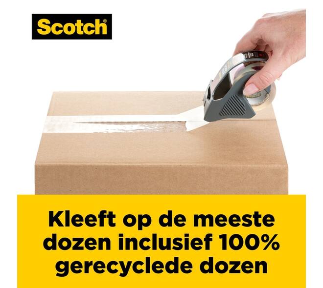 Verpakkingstape Scotch Box Lock 3950-EF 48mmx50m 3 stuks