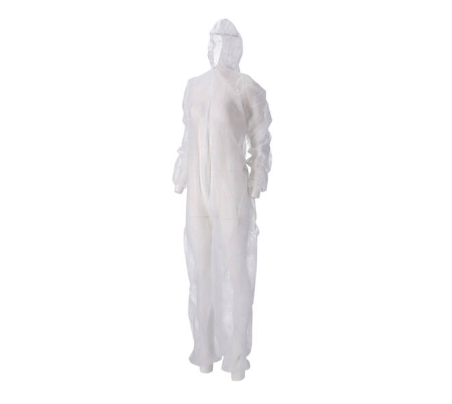 Overall CMT XXL non-woven ritssluiting PP wit 50 stuks