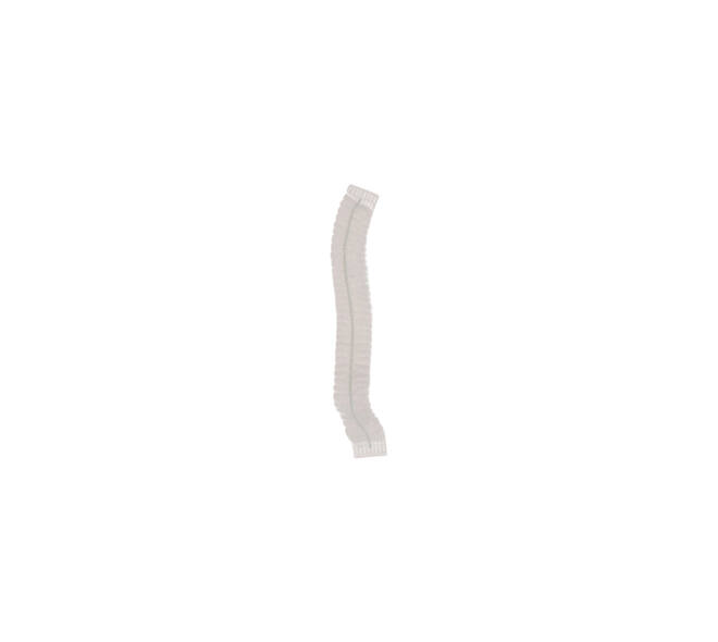 Haarnet CMT clip non-woven M 50cm PP wit 100 stuks