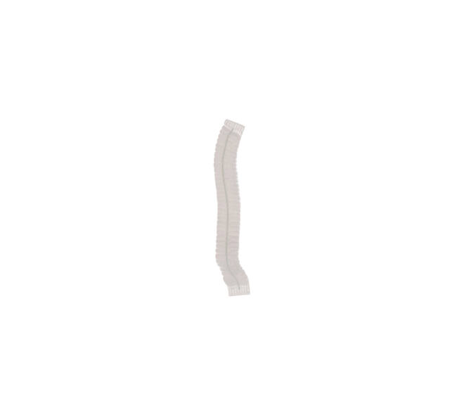 Haarnet CMT clip non-woven L 53cm PP wit 100 stuks