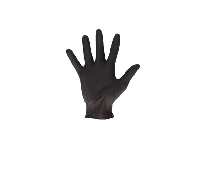 Handschoen CMT L soft nitril zwart 100 stuks