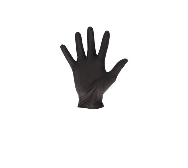 Handschoen CMT S soft nitril zwart 100 stuks