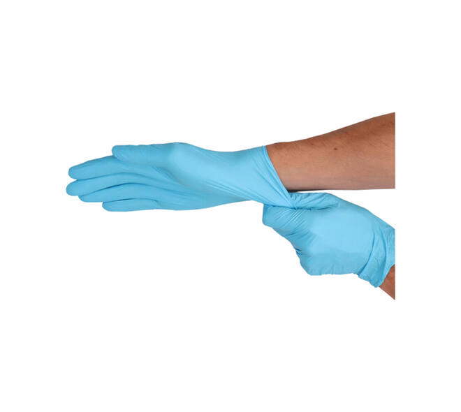 Handschoen CMT M nitril blauw 100 stuks