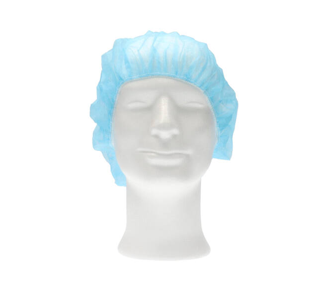 Haarnet CMT bouffant non-woven L 53cm PP blauw 100 stuks