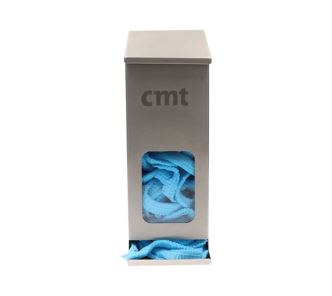 Haarnet CMT clip non-woven L 53cm PP blauw 100 stuks