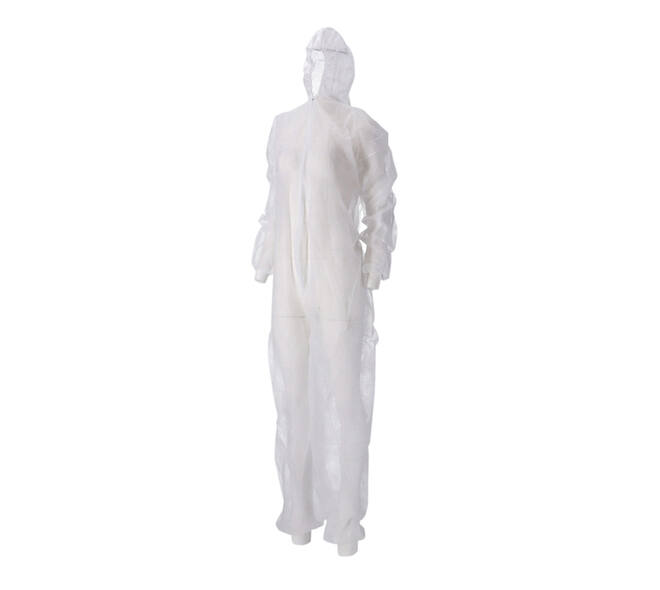 Overall CMT XL non-woven ritssluiting PP wit 50 stuks