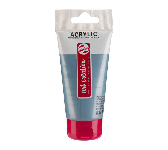 Acrylverf Talens Art Creation 834 metallicblauw tube à 75ml