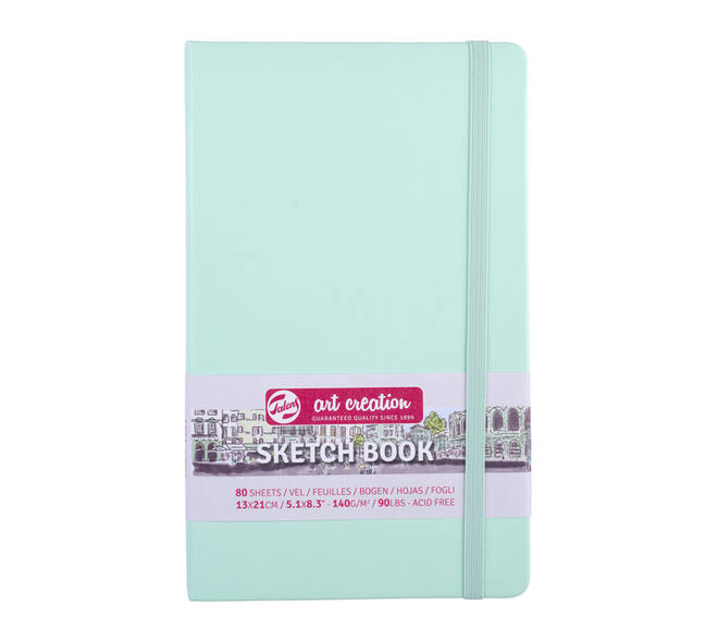 Schetsboek Talens Art Creation 80 vel 140gr 130x210mm frisse munt