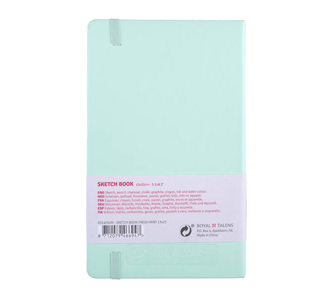 Schetsboek Talens Art Creation 80 vel 140gr 130x210mm frisse munt