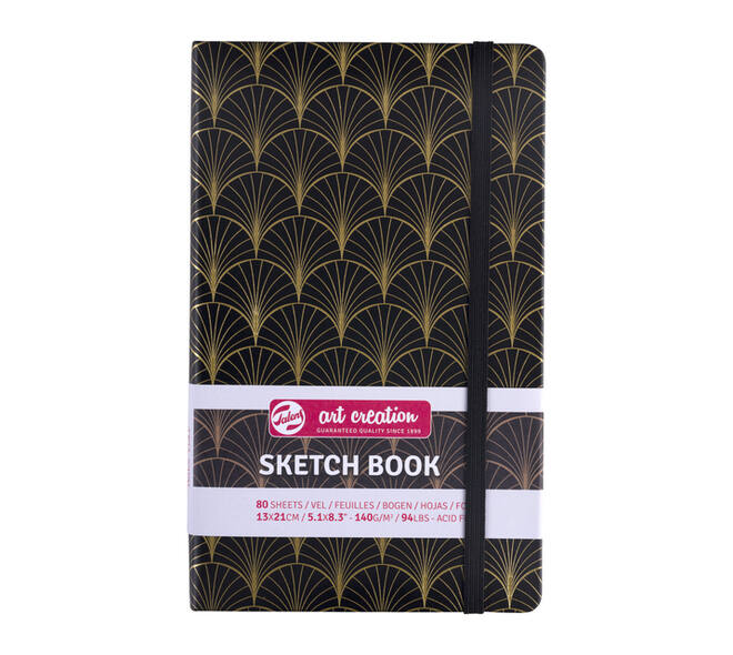Schetsboek Talens Art Creation 80 vel 140gr 130x210mm art deco