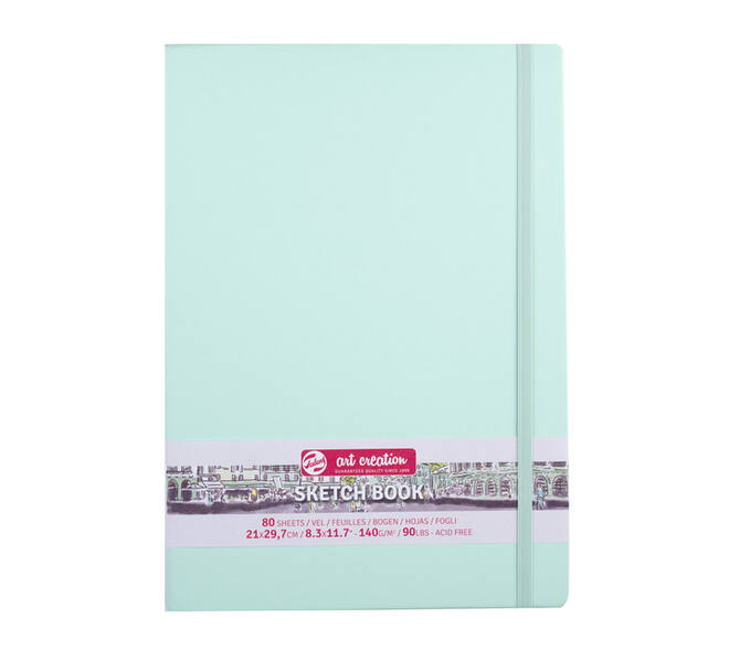 Schetsboek Talens Art Creation 80 vel 140gr 210x297mm frisse munt