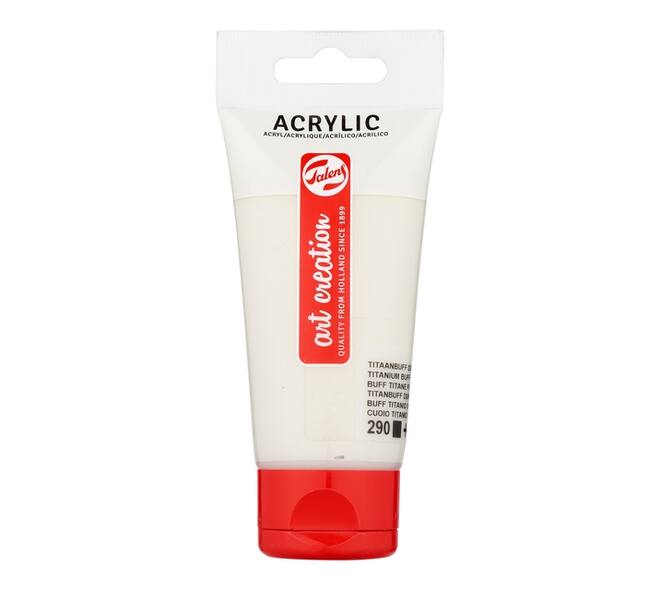 Acrylverf Talens Art Creation 290 donker titaanbuff tube à 75ml