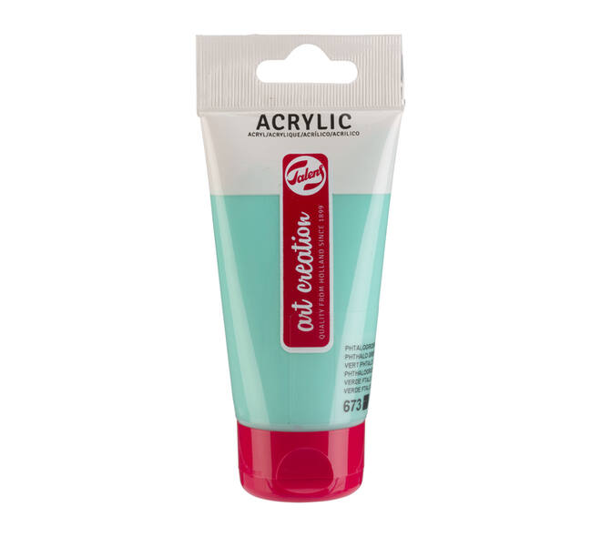 Acrylverf Talens Art Creation 673 phtalogroen licht tube à 75ml
