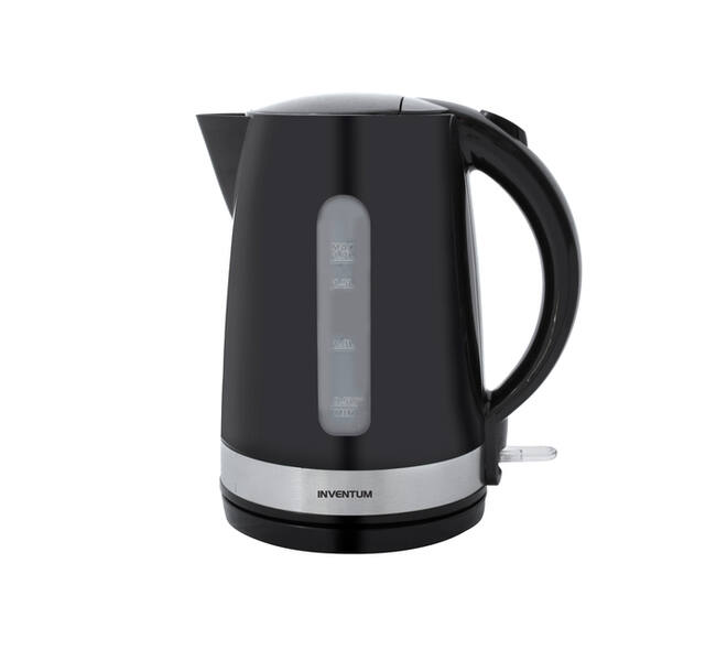 Waterkoker Inventum 1.7liter zwart met rvs
